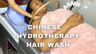 ASMR CHINESE HEAD SPA  HYDROTHERAPY WASH  TINGLE HEAVEN ✨ [upl. by Naillimxam]