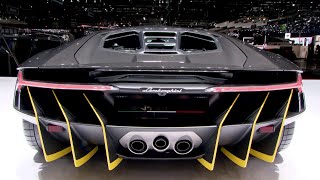 Lamborghini Centenario Exterior Walkaround at 2016 Geneva Motor Show [upl. by Boles]