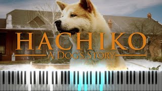 Goodbye Hachiko  Synthesia  Piano Tutorial [upl. by Arua546]