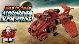 Stormraven Gunship  Alpha Strike Arks of Omen 40k [upl. by Coralie263]