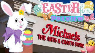 EASTER 🐣 WALKTHROUGH  MICHAELS ARTS amp CRAFTS [upl. by Mar]