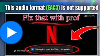 MX Player not supporting eac3 audio format  MX player eac fix this problem with prof Fix MX player [upl. by Kakalina]