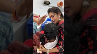 నా చిట్టితల్లికి గుండు చేయిద్దాం అని… shortvideos minicontent viralvideos shorts teluguvlogs [upl. by Ingemar506]