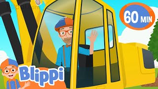 Excavator Song  BLIPPI  Educational Songs For Kids [upl. by Viguerie]