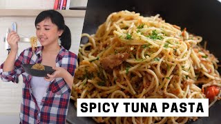 SPICY TUNA PASTA  Luvita Ho [upl. by Astrix]