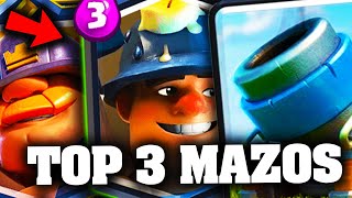 ¡TOP 3 MEJORES MAZOS de CLASH ROYALE 2023 😲 top mundial [upl. by Korff]