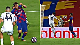 Leo Messi  Unbelievable Two Goals Against Napoli 2020  HD [upl. by Lambertson]