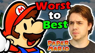 Ranking All Paper Mario Games from Worst to Best including Origami King  Infinite Bits [upl. by Elakram140]