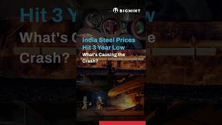 India Steel Prices Hit 3Year Low Whats Causing the Crash  BigMint Updates [upl. by Haggar]