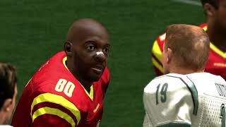 AllPro Football 2K8  PLAYOFFS NY VS DET SEASON  Game Simulation [upl. by Xonel]