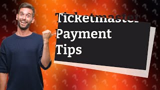 Can you pay with multiple cards on Ticketmaster [upl. by Ailalue549]