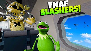 FNAF is on My Airplane in Garrys Mod Slashers [upl. by Ahsaenat]