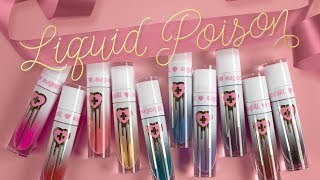 SUGARPILL LIQUID POISON ❤ REVEAL amp SWATCHES [upl. by Natan]