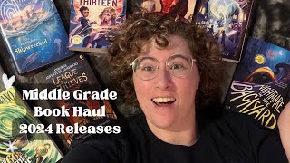 Massive Middle Grade Book Haul  2024 Releases [upl. by Thorr]