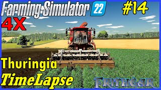 FS22 Timelapse Thuringia 4x 14 Parsnips [upl. by Letch]