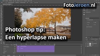 Van je fotos een hyperlapse maken Photoshop [upl. by Egiap]