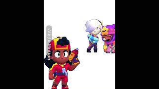 Colette and sandy alightmotions sorry brawlstars colette capcut [upl. by Eillek]