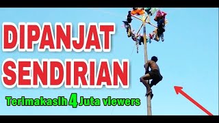 Panjat Pinang Skill Dewa Dipanjat Sendirian Dengan Trik Ini [upl. by Lilithe]