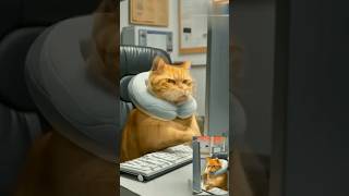 typing cat with blasting Rahimbdcom shortvideo cat shortsviral kitten [upl. by Llerryt12]