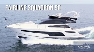 New 2024 Fairline Yachts Squadron 50 [upl. by Ferrigno]