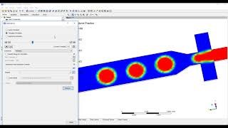 Microfluidics droplet generation demo  ANSYS Fluent [upl. by Liscomb69]