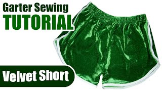 Paano Magtahi ng Garter ng Velvet Short  Velvet Short Garter Sewing Tutorial  Sewing and Clothing [upl. by Andee]