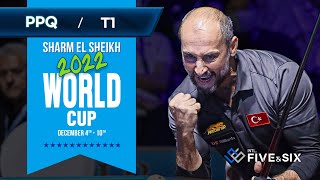 Table 1 Sharm El Sheikh World Cup 3Cushion 2022  PPQ [upl. by Derfnam]