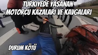 Türkiye’de Yaşanan Motorcu Kavgaları Ve Kazaları 2024 FENA OLAY [upl. by Xuagram]