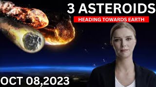 Alert NASA spotted 3 Asteroids from the Apollo Group heading towards Earth on October 08 2023 [upl. by Granthem]