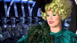 THE HUNGER GAMES  quotElizabeth Banks Talks Playing Effie Trinketquot [upl. by Zolly]