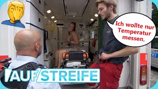 Sx im Rettungswagen 🚨🚑 Diese Sanitäter stecken in großen Schwierigkeiten 😱  Auf Streife  SAT1 [upl. by Acinna10]