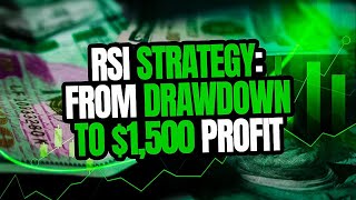 RSI Strategy From Drawdown to 1500 Profit [upl. by Suivatnom770]