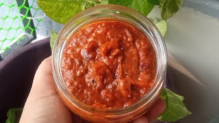 Pizza Sauce Recipe Using Fresh Tomato  Video in Tamil  pizzasauce tomatosauce cooking sauce [upl. by Enifesoj]