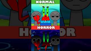 Incredibox Sprunki Everyone Is SpongeBob 🧽 Normal VS Horror Versions [upl. by Marabel]