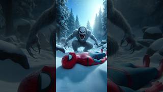 SpiderMan and Elsa Frozen vs Pennywise fight battle elsafrozen spiderman joker animals [upl. by Ahsoyem]