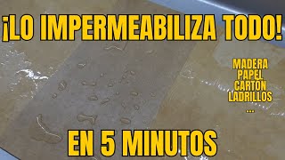 ¡Impermeabilízalo TODO por solo 2€ con este invento absurdo [upl. by Felita253]