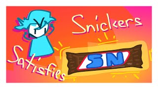 Snickers Satisfy Meme animation [upl. by Hermie924]