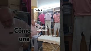 Cómo planchar una camisa parte 2 modamasculina ropahombre plancharcamisa TestimuModa [upl. by Eillod824]