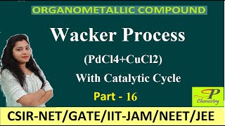 Wacker Process  Wacker Oxidation  Catalytic Reaction  Conversion Of Alkenes to Acetaldehyde [upl. by Herzberg14]