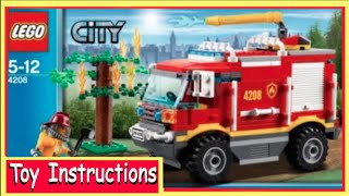 How To BuildLEGO City 4208 Fire TruckInstructions [upl. by Nirag290]