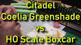 Citadel Coelia Greenshade vs HO Scale Boxcar Final Reveal [upl. by Leverett726]