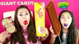 Giant Sugar Daddy Apple Pie amp Ice Cream Lollipops Nerd Gumballs Candy B2cutecupcakes [upl. by Aliuqet]