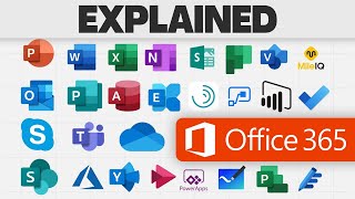 Every Microsoft 365 App Explained [upl. by Jacobo]