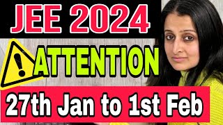 JEE MAIN 2024  MOST IMPORTANT VIDEO  DO NOT MISS  Paper Attempting Strategy 👩‍💻 NEHA AGRAWAL [upl. by Tollmann]