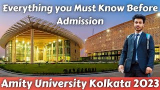 Amity university Kolkata Admission 2023 Review  Courses  eligibility  Placement  Hostel campus [upl. by Nimaj972]