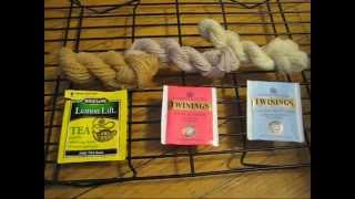 How to Dye Yarn with Tea [upl. by Stine]