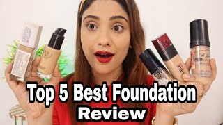 TOP 5 Best Foundation Reveiw  shystyles [upl. by Tena]