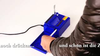 Powermax  Elektrische Zigarettenstopfmaschine  Deusch [upl. by Eydnarb854]