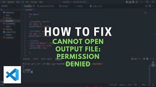 How to fix Cannot open output file Permission denied collect2exe error ld returned 1 exit status [upl. by Hancock]