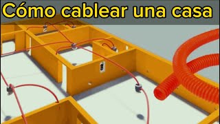 Cómo cablear una casa desde cero  Electricidad básica [upl. by Uon621]